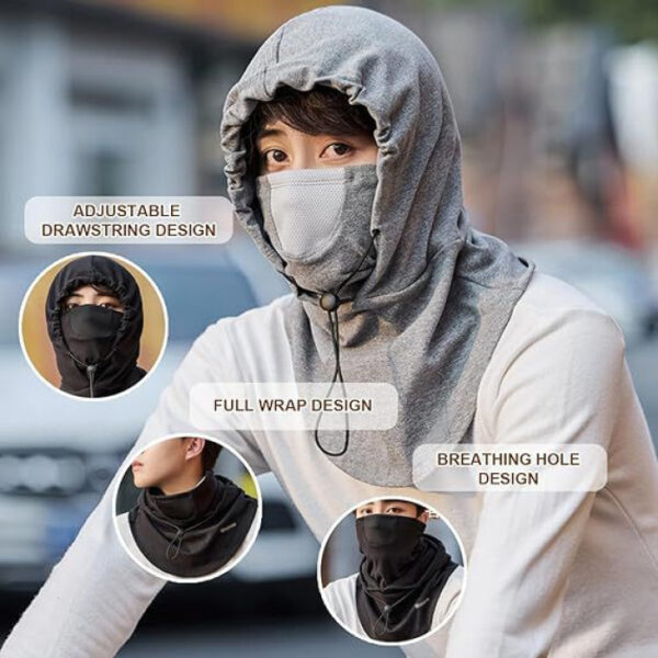 Balaclava Windproof Full Face Mask Hudi